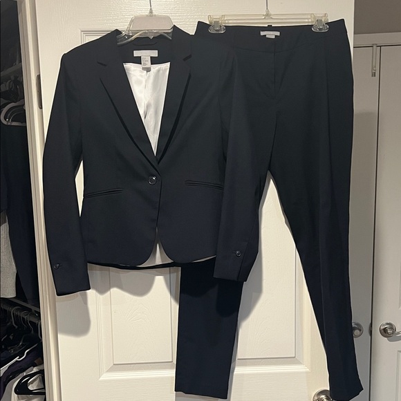 H&M Jackets & Blazers - H&M Navy Blue Women’s Suit Set